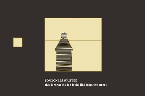 Someone is waiting
