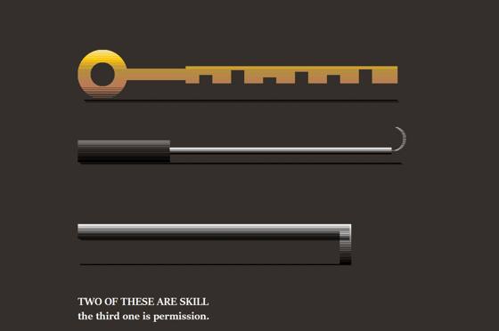 Two of these are skill